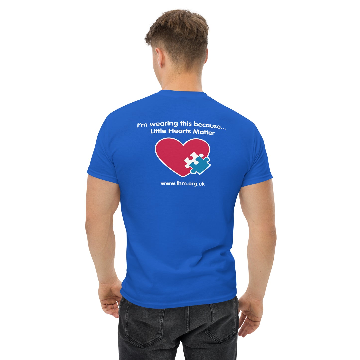 LHM Adults t-shirt (mid blue) XXL