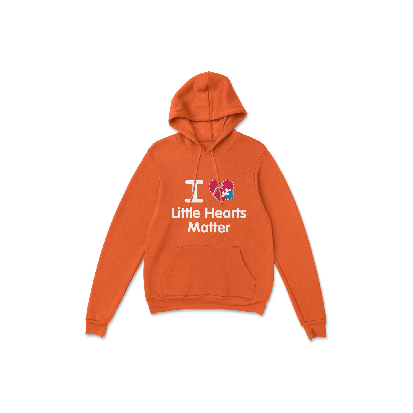 I ❤️ LHM - Children's Hoodie, Orange
