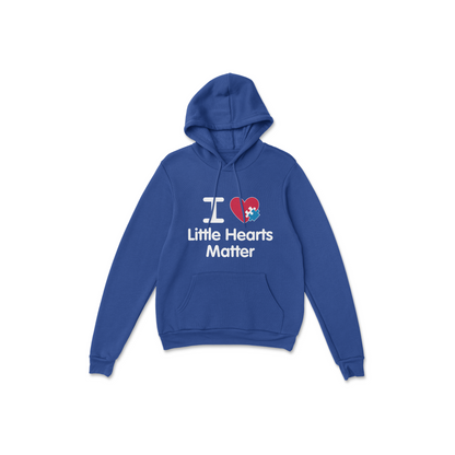 I ❤️ LHM - Children's Hoodie, Blue