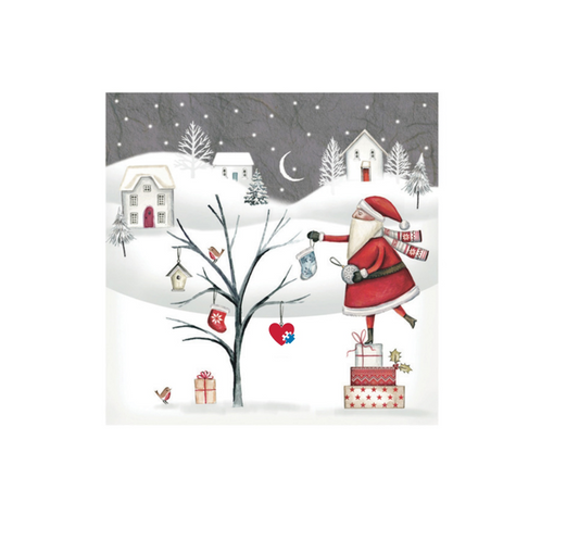 Christmas Cards - Hanging the Stocking